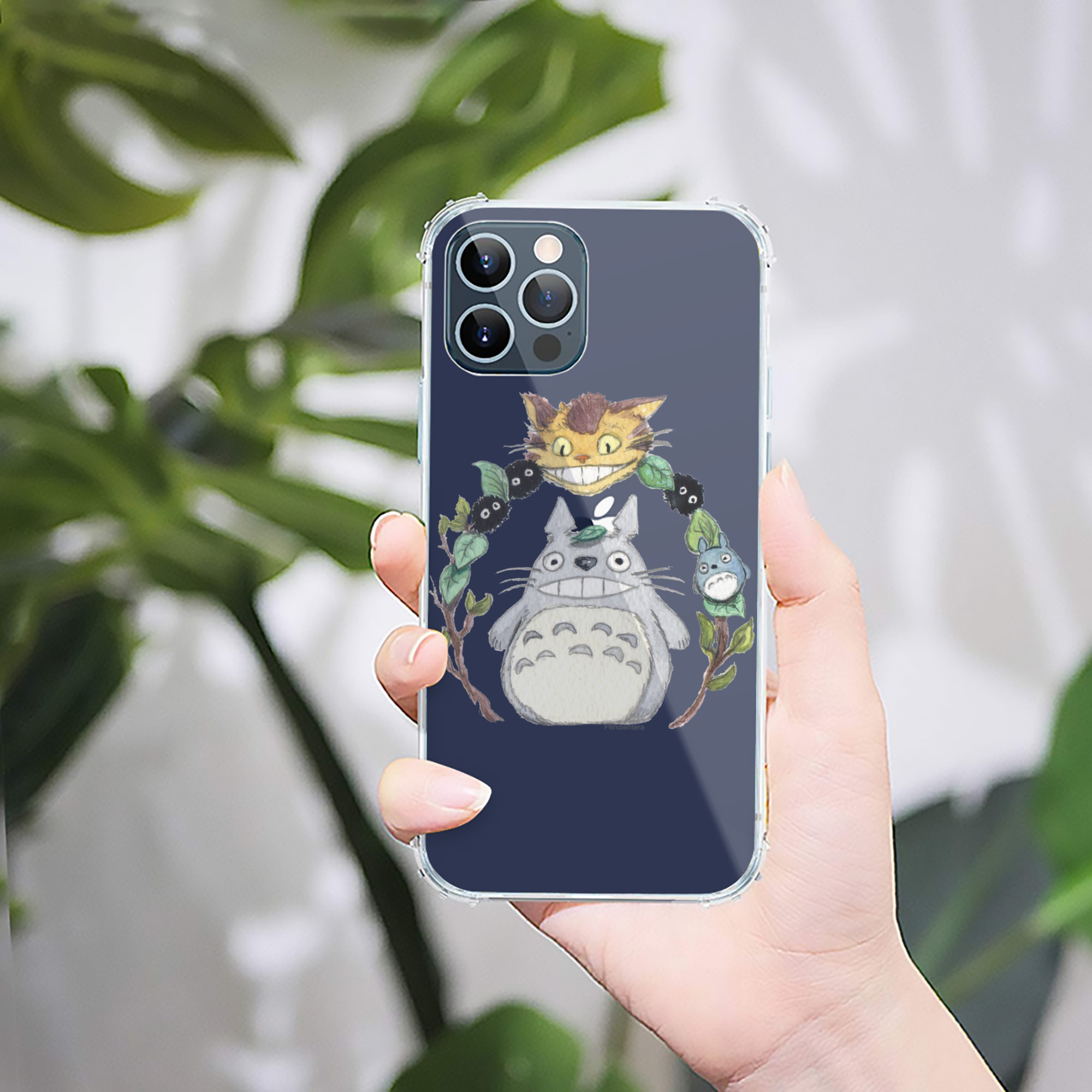 （画像用） となりのトトロ 草壁メイ 草壁サツキ My Neighbor Totoro Satsuki Kusakabe Mei Kusakabe 【iPhone 12シリーズ対応】透明スマホケース（クリアソフトケース）